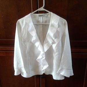 Chico's stylish linen blouse